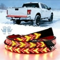 thumbnail image 1 of 1 Pce, Barre Lumineuse DEL de Hayon de Camion de 60 Pouces avec Fonctions de Frein, Marche Arrière et Clignotant, avec Lumières Fluides Séquentielles Rouges et Jaunes, Convient aux Camionnettes., 1 of 6