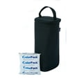 thumbnail image 4 of J.L. Childress Breast Milk Cooler Travel Bag - Insulated Baby Bottle Storage Bag, Fits 1-2 Bottles - Black, 4 of 7