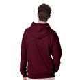thumbnail image 4 of Hanes Mens Ultimate Cotton Hooded Sweatshirt Heavyweight Fleece Lined Hood Pullover Hoodie -WD17 (Maroon 2XL), 4 of 5