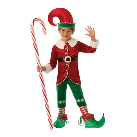 Rubies Christmas Elf Costume for Kids, Boys Large