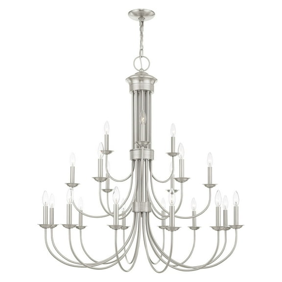 Livex Lighting - Estate - 21 Light Extra Large Chandelier-44 Inches Tall and 42