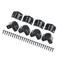 8 Pcs 4 Front 4 Rear Black Plastic Guitar Amp Corner Protect