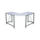 thumbnail image 1 of Escritorio en L Hometrends Blanco con estructura de Metal, 1 of 4