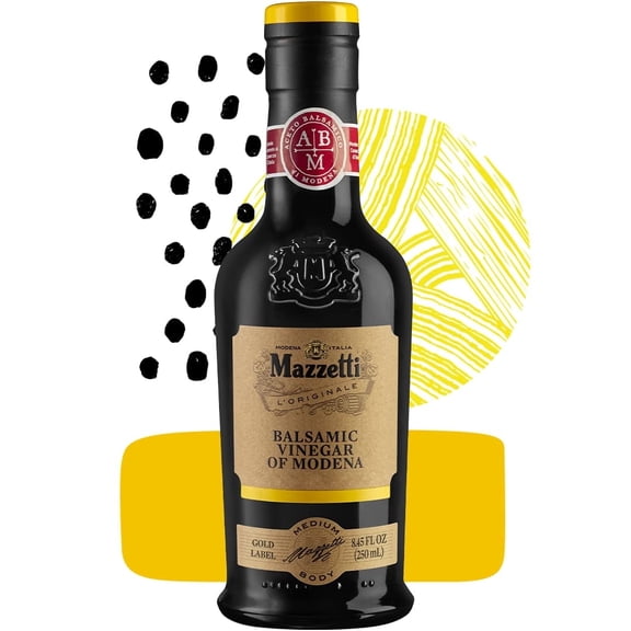 Mazzetti 4-Leaf Gold Balsamic Vinegar 8.45 Oz - Pack Of 6
