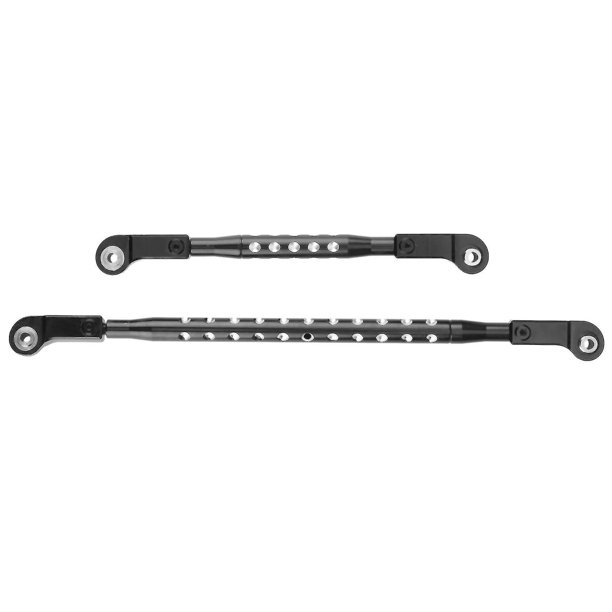 Juego de eslabones de dirección de metal YONGSHENG 1/6 Rc Track Steering Link negro
