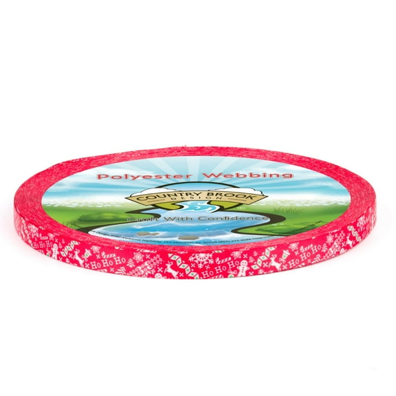 Country Brook Design® Ho Ho Ho Lite Tape (1/2 Inch, 5 Yards)