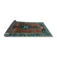 thumbnail image 2 of Ahgly Company Indoor Square Persian Light Blue Traditional Area Rugs, 8' Square, 2 of 4