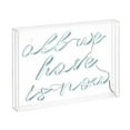 thumbnail image 2 of All We Have Is Now 14" X 10" Contemporary Glam Acrylic Box USB Operated LED Neon Light, White, 2 of 7