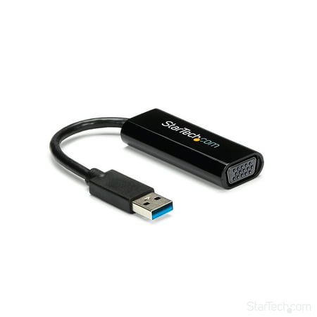 UPC: 0065030854870 | StarTech.com USB 3.0 to VGA Adapter – Slim Design – 1920×1200 – External Video & Graphics Card – Multi-Monitor Display Adapter – Supports Windows