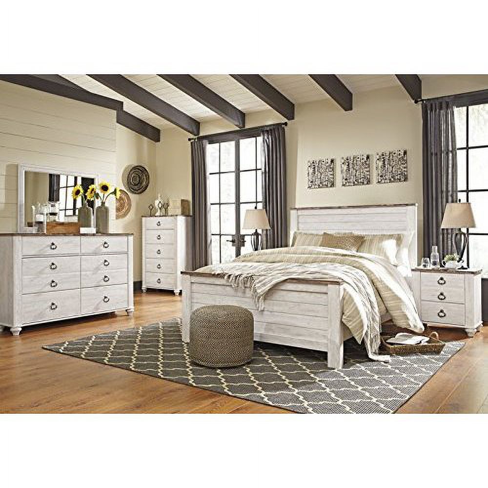Signature Design by Ashley 2-Drawer Nightstand in Two Tone White Wash Finish - image 2 of 2