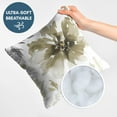 thumbnail image 3 of Americanflat 14"x14" Floral Throw Pillow with Premium Polyester - Sepia, 3 of 8