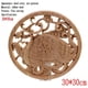 thumbnail image 2 of Flor de madera con tallado de madera apliques de china muebles de la puerta decorativa de la puerta de la puerta del gabinete de la corona de la vendimia decoración del hogar, 2 of 8