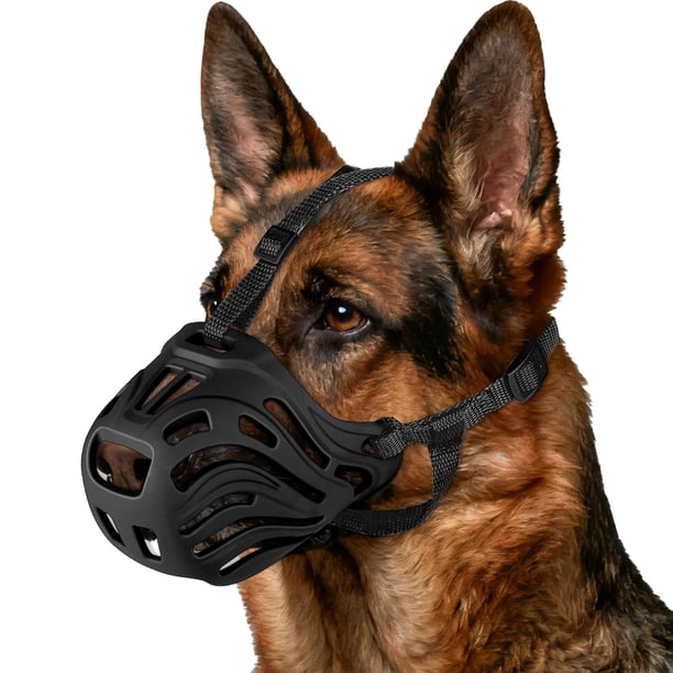 Bozal para perros Qukcors, suave y transpirable, ajustable para perros de talla XL