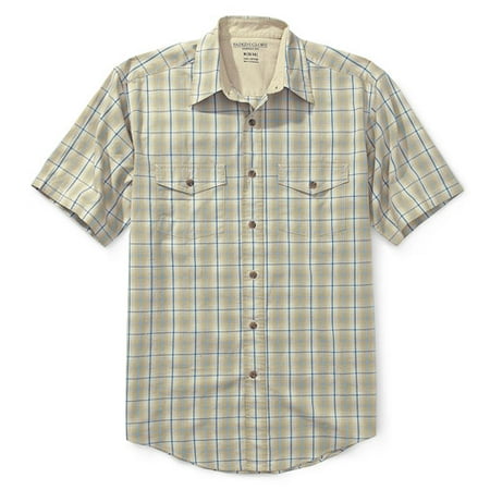 Faded Glory - Big Men's Chambray Plaid Shirt