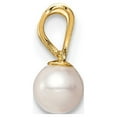 thumbnail image 2 of Auriga 14k Yellow Gold Madi K 4-5mm White Near Round Freshwater Cultured Pearl Pendant for Women, 2 of 6
