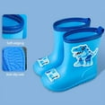 thumbnail image 2 of LYHaoo Kids Rain Boots Girls Boots Non Slip Comfortable Toddler Outdoor Play Shoes For Baby Children Sizes 11 Blue(Little Kid), 2 of 6