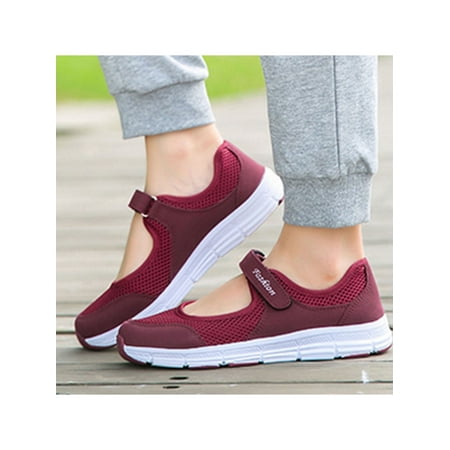 

Ymiytan Women s Casual Walking Sneakers Lightweight Breathable Flat Mary Jane Shoes