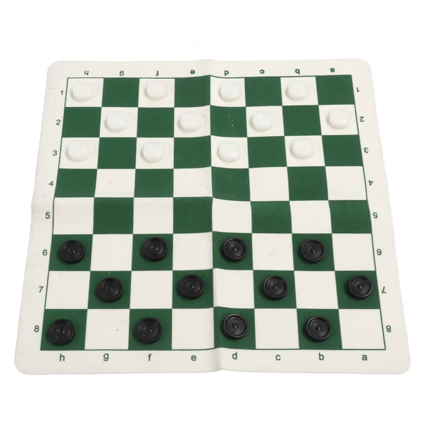 Juego De Ajedrez, Fácil De Almacenar, Juego De Damas De Ajedrez Portátiles Estratégicos, Antiarañazos Para Viajes