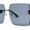 Black Silver Black, variant on Womens Rimless Side Glitter Trim Oversize 90s Butterfly Sunglasses Ivory Silver Brown Beige