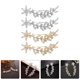 thumbnail image 4 of 2 pares de pendientes de aro con flores brillantes para mujer, aretes de aro con diamantes de imitación, joyería nupcial para bodas y festividades, 4 of 7