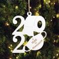 thumbnail image 2 of Personalized Planet White Birch Christmas Decorative Accents Ornament, 3.75", 2 of 2
