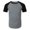 A-Grey207, variant on JAJAHO Men's Running Shirts Raglan Short Sleeve Fitness Stretchy Sports Top Color Block Crew Neck Base Layer T Shirt Summer Workout Gym Comfortable Tops