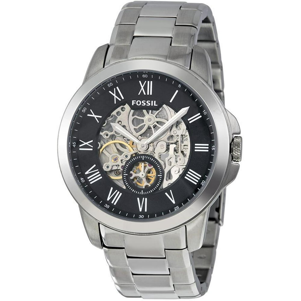 Fossil - Grant Automatic Stainless Steel Mens Watch ME3055 - Walmart ...