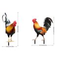 thumbnail image 3 of TERGAYEE Acrylic Yard Chicken Decorations,Rooster Decor Garden Statue Acrylic Chicken Yard Art Sculpture Outdoor Figurines,for Backyard,Lawn,Pathway,Garden, 3 of 7