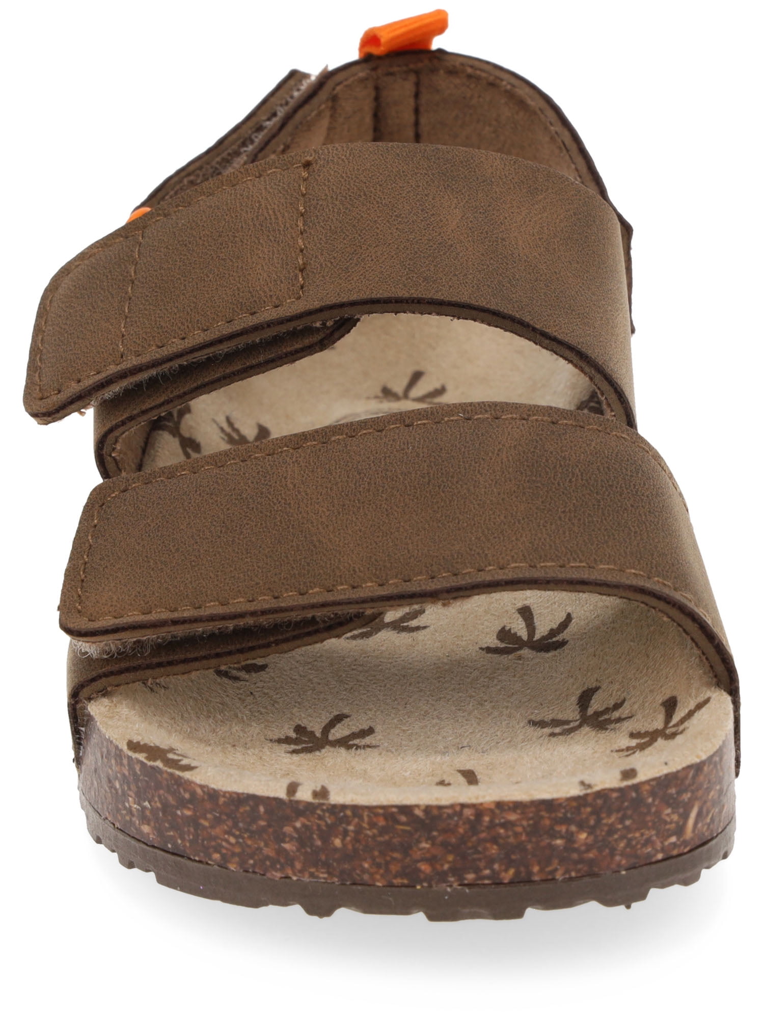Wonder Nation Baby & Toddler Boys Two Strap Footbed Sandals