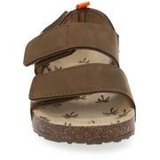 Wonder Nation Baby & Toddler Boys Two Strap Footbed Sandals