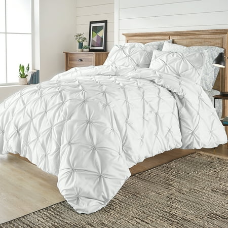 Better Homes Gardens King Elastic Pintuck Duvet Cover Set 3