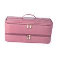 thumbnail image 2 of Case de viajes Herramientas para el cabello bolso de viaje para regalos de secador de pelo, caja de secador portátil de cremallera de dos vías gran, 2 of 8