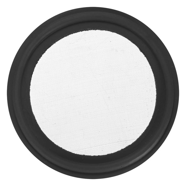 Uxcell 1-Pack 150 Mesh Junta Sanitaria FKM de 1.5 Pulgadas con Pantalla de Acero Inoxidable Tri-clover Junta Negra