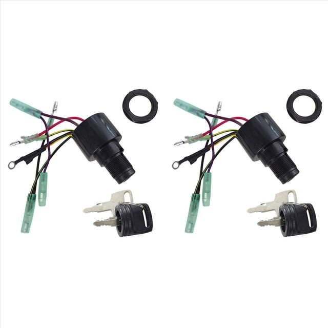 2X Interruptor de Llave de Encendido de Motor de NEW-87-17009A5 para Mercury Motores Fuera de 3 Posiciones Off-Run-