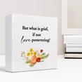 thumbnail image 7 of Zomyto 7x7 Inch But What is Grief If not Love Persevering Wooden Box Sign Desk Decor,Sympathy Quote Wooden Block Plaque Sign, 7 of 7