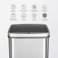 thumbnail image 5 of Nine Stars DZT-50-28BR 13.2 gal Touchless Infrared Rectangular Motion Sensor Trash Can, 5 of 5