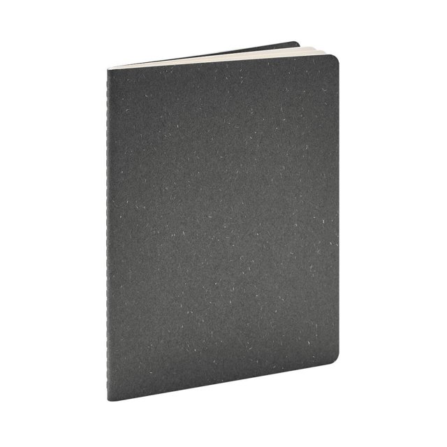 Libreta Derebo de 40 hojas de raya con pasta de cartón negro 14 x 21