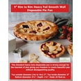 thumbnail image 2 of KitchenDance 9" Smoothwall Disposable Pie Pans #922 (50), 2 of 3