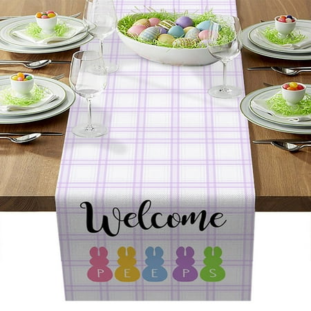 

Fjofpr Easter Home Decor Supplies Fabric Tablecloths Creative Easter Tablecloths Outdoor Indoor Decorations for Home