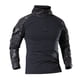 thumbnail image 1 of Traje de entrenamiento de manga larga de camuflaje Camiseta de manga larga para hombre Pompotops oipoqjl8431, 1 of 2