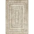 thumbnail image 2 of nuLOOM Carley Machine Washable Geometric Beige 3' 3" x 5' Bohemian Area Rug, 2 of 10