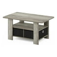 thumbnail image 4 of Furinno Andrey Coffee Table with Bin Drawer, French Oak/Black, 4 of 10