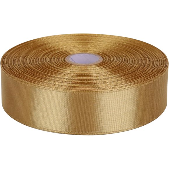 1 inch Satin Ribbon 50 Yards Solid Fabric Ribbons Roll for Wedding Invitations, Bridal Bouquets, Sewing, Party Decorations, Gift Wrapping and More