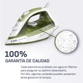 thumbnail image 2 of T-fal Plancha de Vapor para Ropa Forest, Suela de cerámica para fácil deslizamiento,1400 W de potencia, Color Verde y blanco, FV2C44U0, 2 of 8