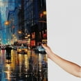 thumbnail image 3 of PIKWEEK Men's Bathroom Shower Curtain Urban Graffiti Art Abstract Picture Shower Curtain Personalized Shower Curtain Street Modern City Male Shower Curtain Multiple Sizes with Hooks White, 3 of 7