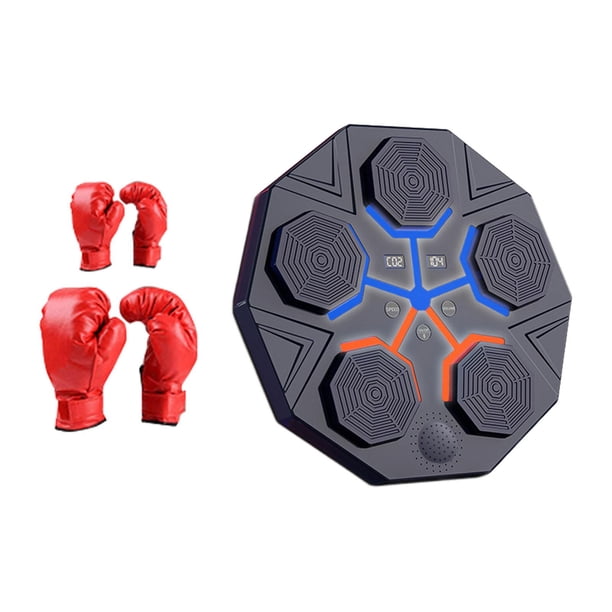 Entrenador de boxeo, máquina de entrenamiento de boxeo con música inteligente, máquina de boxeo con música iluminada RGB para entrenamiento de agilida