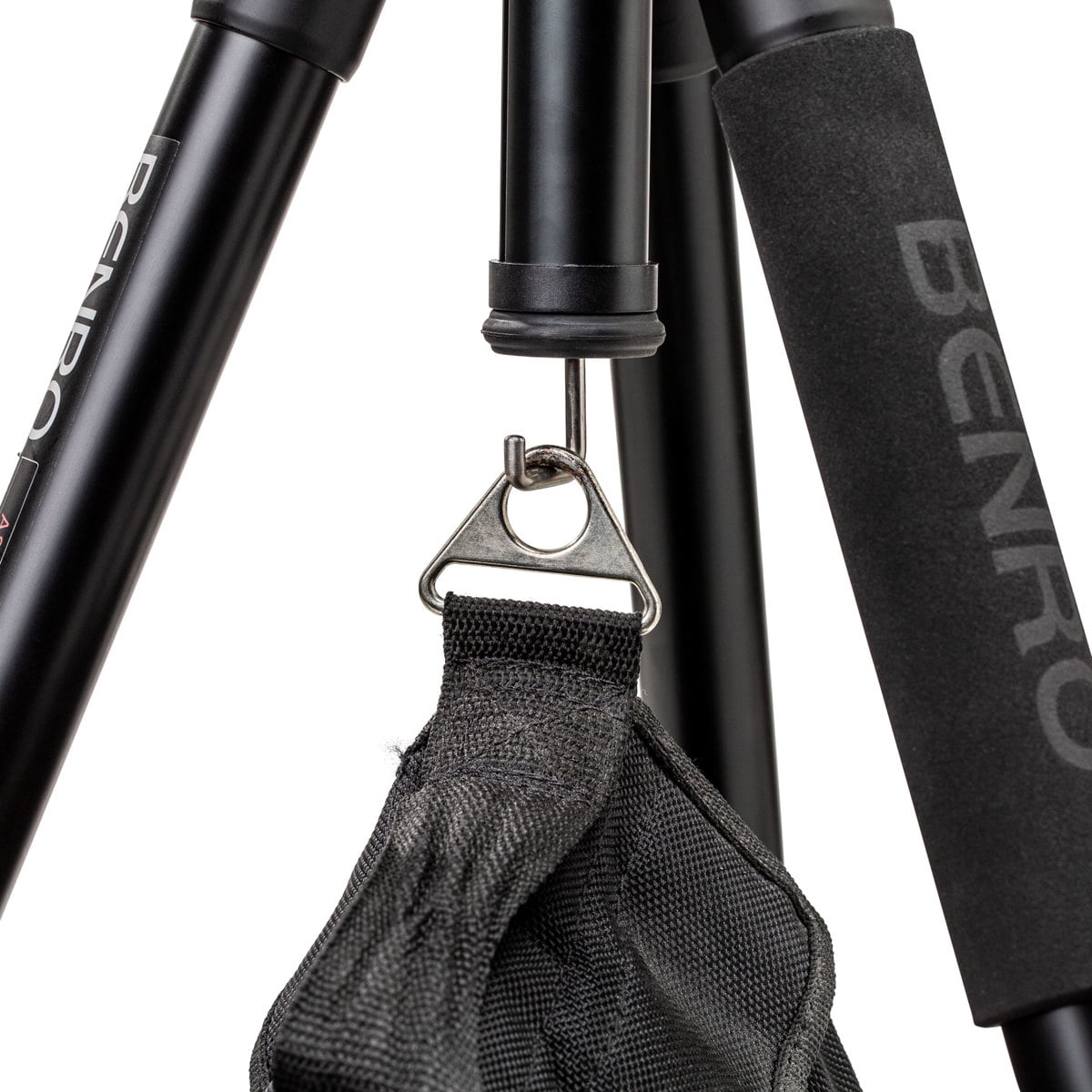 Benro A2573F 3-Section Aluminum Single Tube Video Tripod with S4PRO Flat Base Fluid Video Head