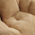 thumbnail image 6 of Miniyam Family-Sized Bean Bag Couch with Removable Footrest, Machine Washable Cover, Comfortable for Kids, Adults (Khaki), 6 of 10