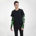 thumbnail image 4 of Zufioo St Patrick's day Pattern Ice Silk Arm Sleeves, Non-slip and UV-resistant Sleeves, Suitable for Sports and Outdoor Activities, Unisex, 4 of 7