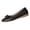 Black, variant on Women's Leather Flats Comfortable Pointe Toe Slip On Flats Soft Work Flats 2026 Fashion Mary Jane Flats Black 10 Wide